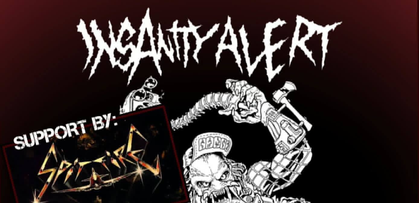 Vorbericht: Insanity Altert & Spitfire in der alten Hackerei, Karlsruhe - 12.06.26 Headerbild